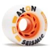 Seismic Axom 95a Longboard Wheels - White/Orange - 55mm