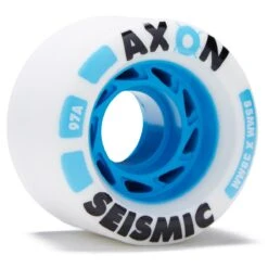 Seismic Axom 97a Longboard Wheels - White/Blue - 55mm