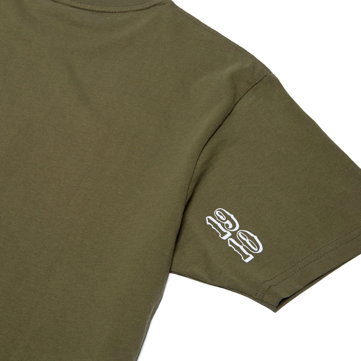 1910 OG Font Long Sleeve T-Shirt - Military Green 4 1910 OG Font Long Sleeve T-Shirt - Military Green - Image 2