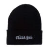 Thank You OG Beanie - Black -DADDIES Skate Gear 723706588817 1