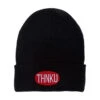 Thank You THNKU Spray Beanie - Black 2 Thank You THNKU Spray Beanie - Black -DADDIES Skate Gear 723706588824 1