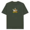 Top Heavy Doghouse T-Shirt - Military Green -DADDIES Skate Gear 767461383690 1