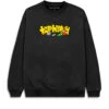 Top Heavy Skate Rat Sweatshirt - Black -DADDIES Skate Gear 767461384086 1