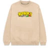 Top Heavy Skate Rat Sweatshirt - Khaki -DADDIES Skate Gear 767461384130 1