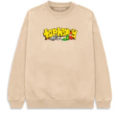 Top Heavy Skate Rat Sweatshirt - Khaki