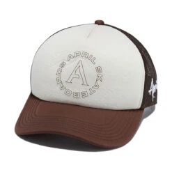 April Full Circle Trucker Hat - Brown