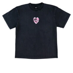 April Heart T-Shirt - Vintage Black