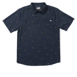 Salty Crew Mayday Perf Tech Polo Shirt - Navy