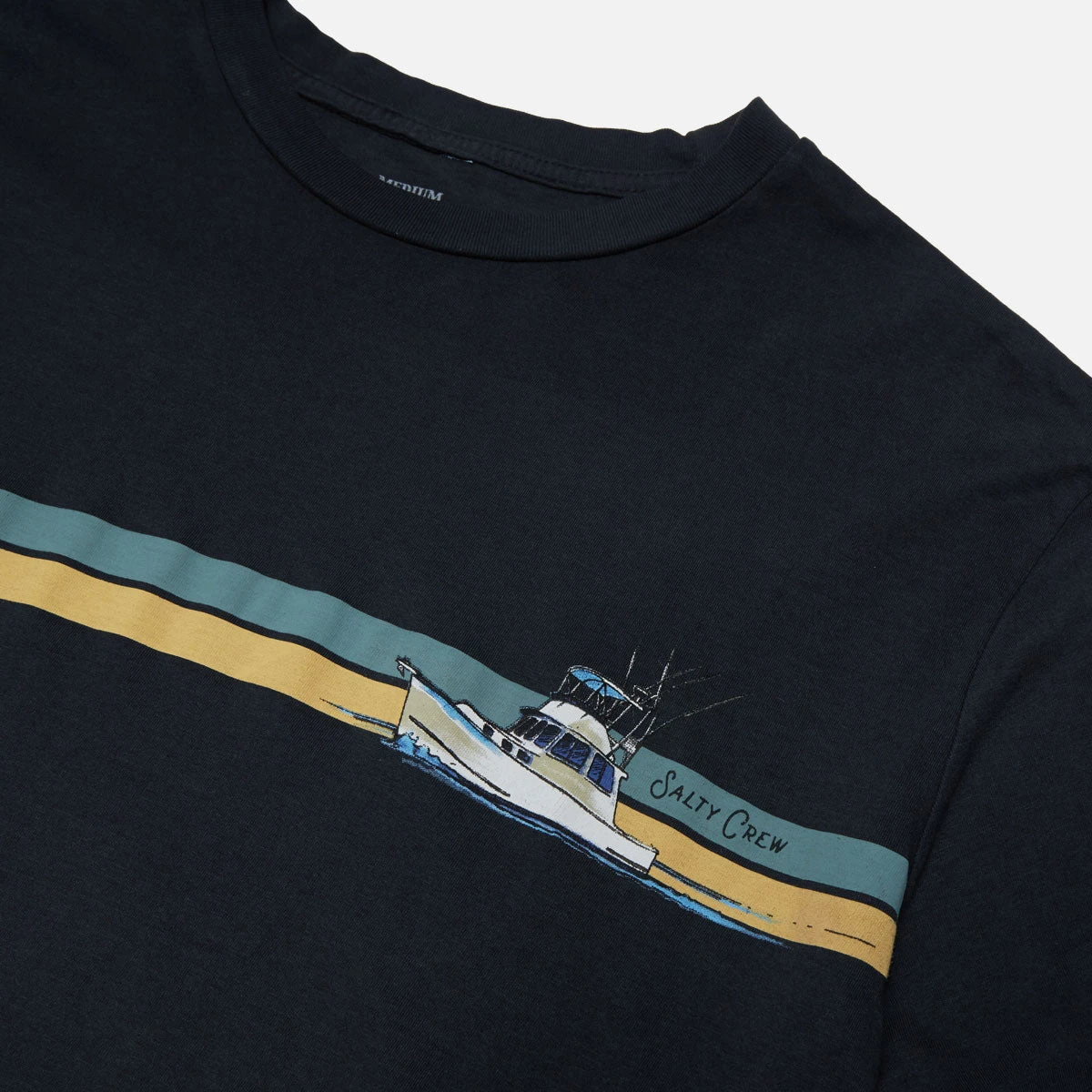 Salty Crew Schooner Vintage T-Shirt - Vintage Black 4 Salty Crew Schooner Vintage T-Shirt - Vintage Black - Image 2