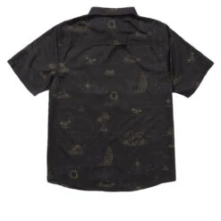 Salty Crew Helmsman UV Button Up Shirt - Phantom -DADDIES Skate Gear 804046539162 2