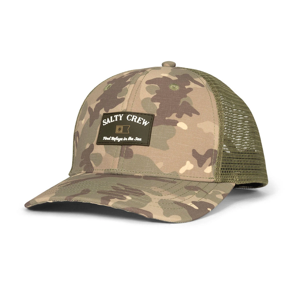 Salty Crew Steadfast Retro Trucker Hat - Camo 3 Salty Crew Steadfast Retro Trucker Hat - Camo