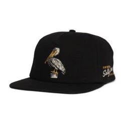 Salty Crew Coastal Snapback Hat - Black
