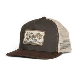Salty Crew Ashore Trucker Hat - Charcoal/Brown