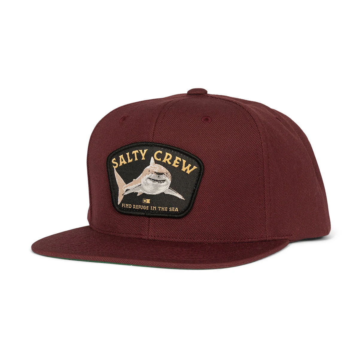 Salty Crew Lurking 6 Panel Hat - Burgundy 3 Salty Crew Lurking 6 Panel Hat - Burgundy