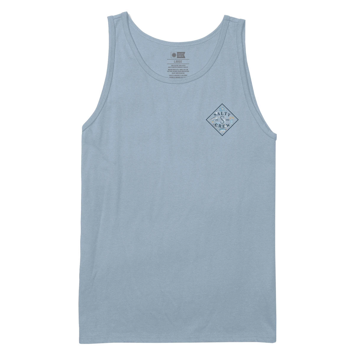 Salty Crew Tippet Fill Tank Top - Blue Fog 3 Salty Crew Tippet Fill Tank Top - Blue Fog