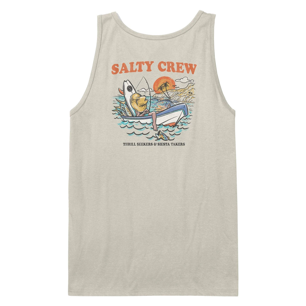 Salty Crew Down Time Tank Top - Bone 3 Salty Crew Down Time Tank Top - Bone