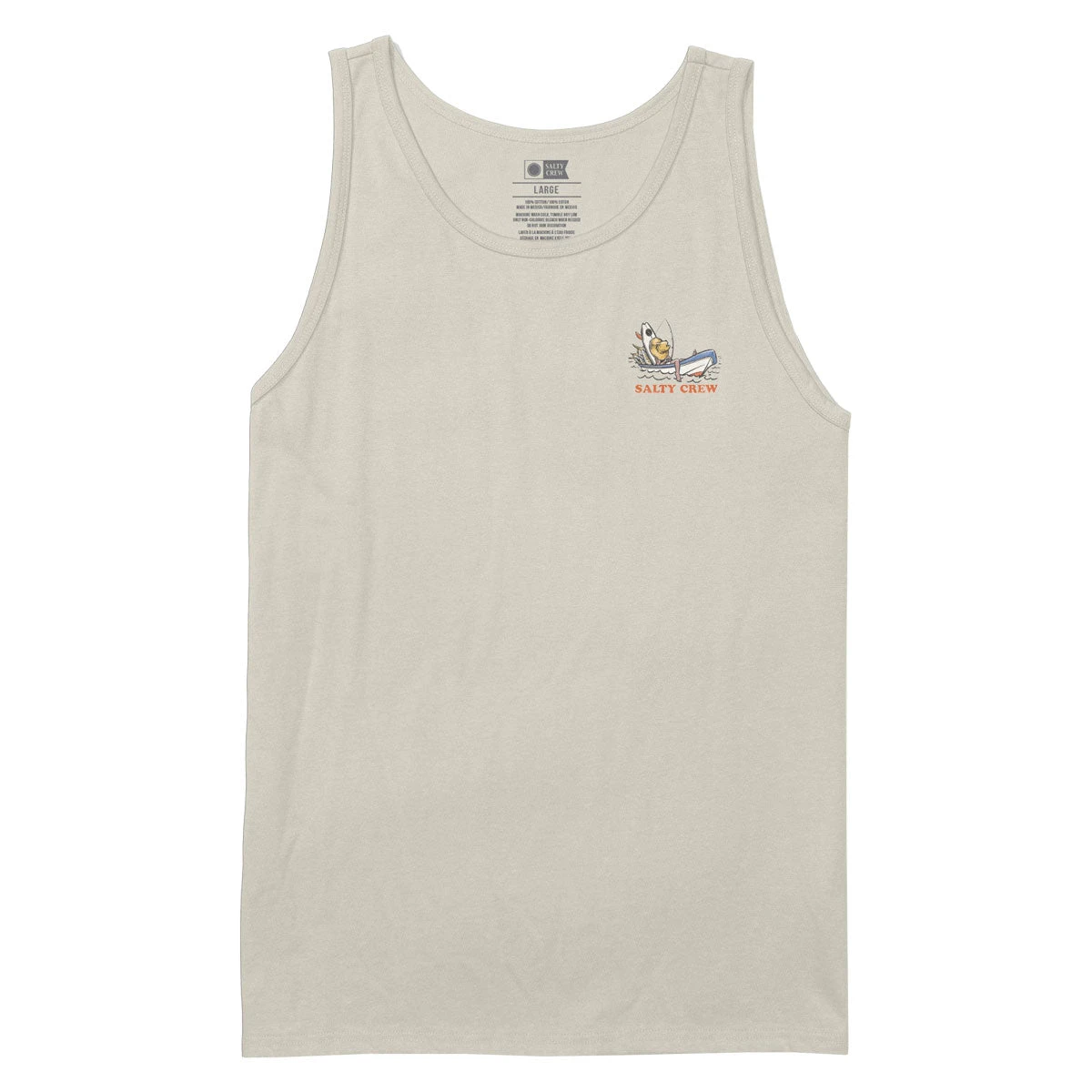 Salty Crew Down Time Tank Top - Bone 4 Salty Crew Down Time Tank Top - Bone - Image 2