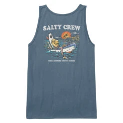 Salty Crew Down Time Tank Top - Slate