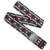 Arcade Keyah Slim Belt - Black/Sky -DADDIES Skate Gear 810015069431 1