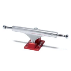 Ace Classic Skateboard Trucks - Polished/Red - 55