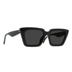 Raen Keera 54 Sunglasses - Recycled Black/Smoke Polarized
