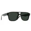 Raen Rifka 54 Sunglasses - Recycled Black/Green Polarized -DADDIES Skate Gear 810107554999 1