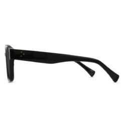 Raen Rifka 54 Sunglasses - Recycled Black/Green Polarized -DADDIES Skate Gear 810107554999 3