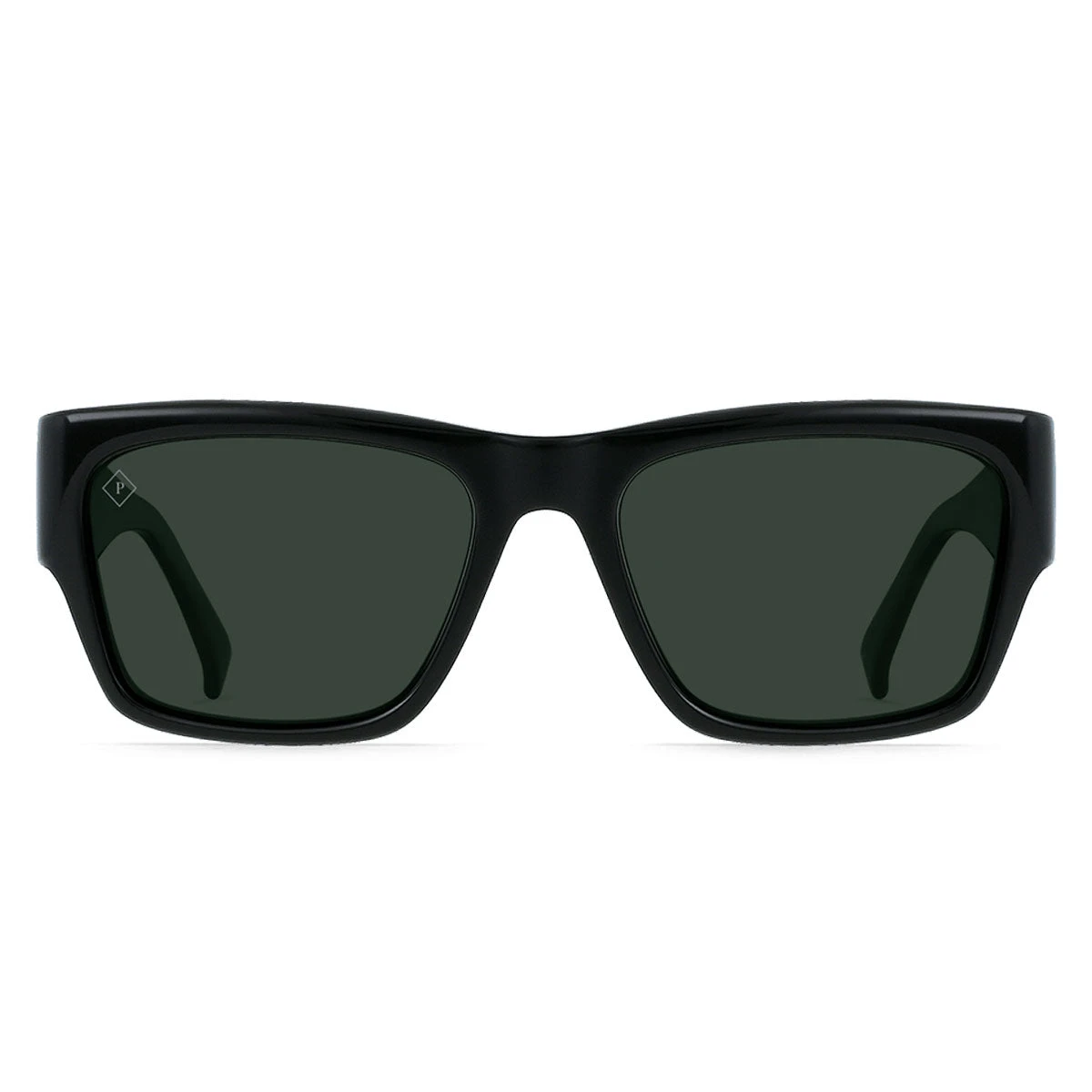 Raen Rufio Sunglasses - Recycled Black/Green Polarized 4 Raen Rufio Sunglasses - Recycled Black/Green Polarized - Image 2