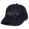 Frog Plaid G Hat - Navy -DADDIES Skate Gear 810121104552 1