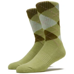 Frog Argyle Socks - Green