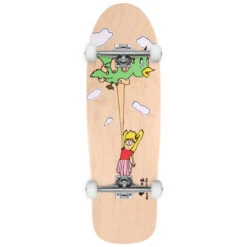 Frog Bird Girl Pat G Skateboard Complete - 9.80"