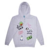 Frog Love/Hate Zip Hoodie - Ash -DADDIES Skate Gear 810121106754 1