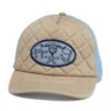 Frog Skoom Logo Trucker Hat - Brown/Blue -DADDIES Skate Gear 810121106822 1