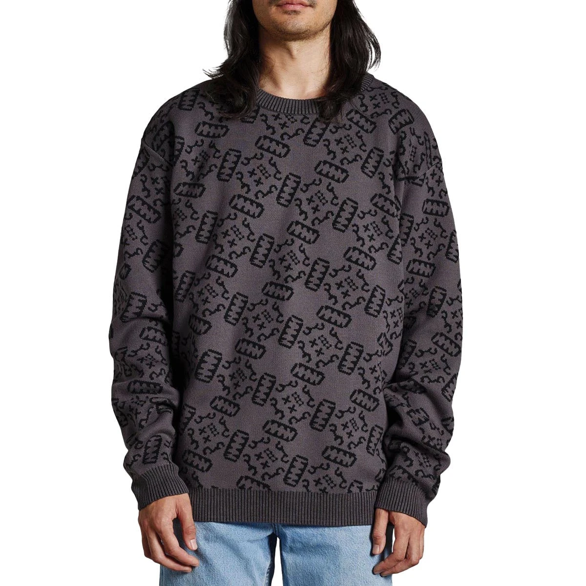 Autumn Jefe Sweater - Charcoal 3 Autumn Jefe Sweater - Charcoal