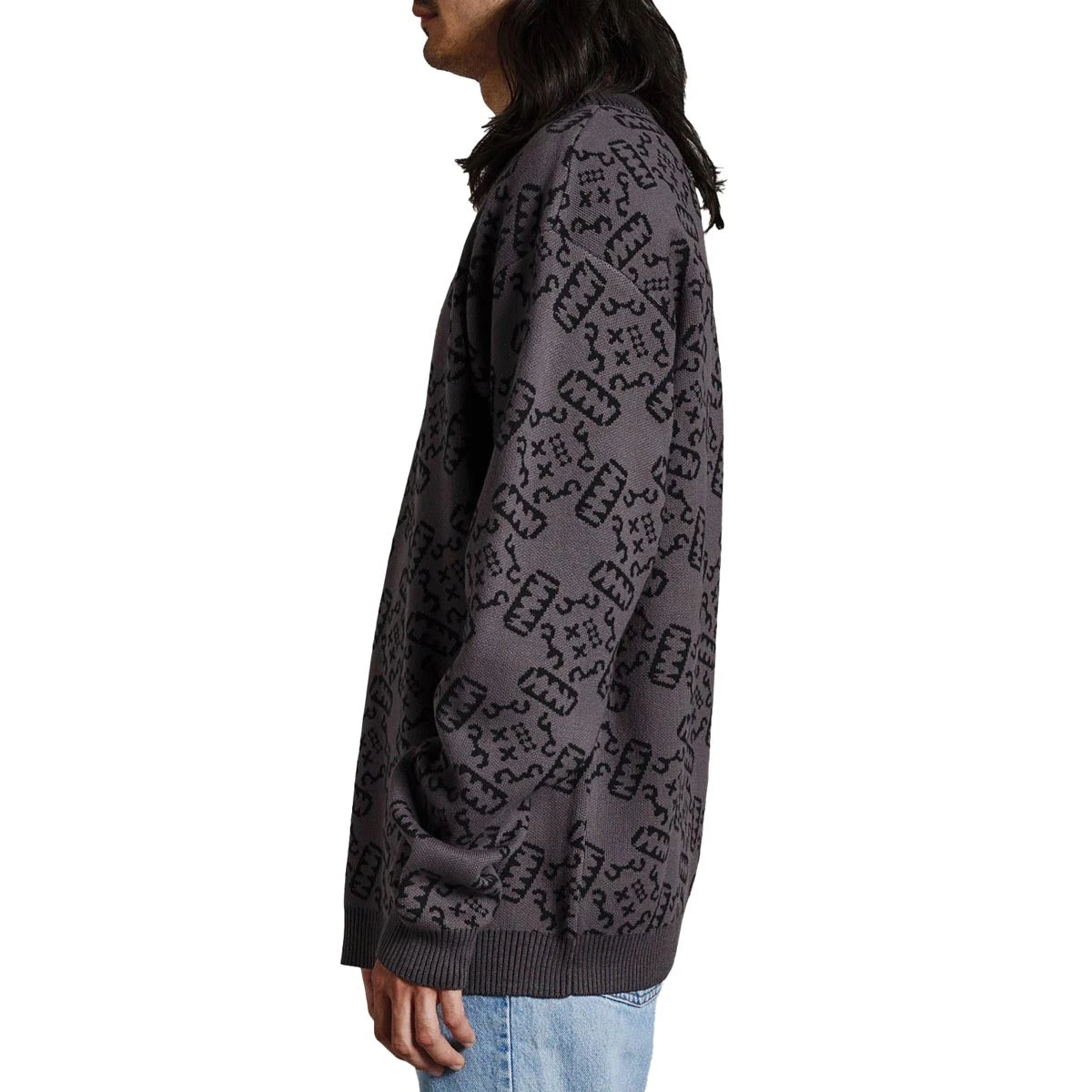 Autumn Jefe Sweater - Charcoal 4 Autumn Jefe Sweater - Charcoal - Image 2