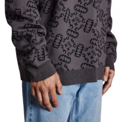 Autumn Jefe Sweater - Charcoal 9 Autumn Jefe Sweater - Charcoal -DADDIES Skate Gear 810125824999 3
