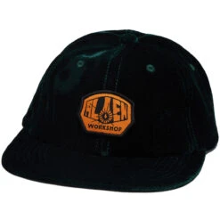 Alien-Workshop Alien Workshop OG Logo Velvet Strapback Hat - Green