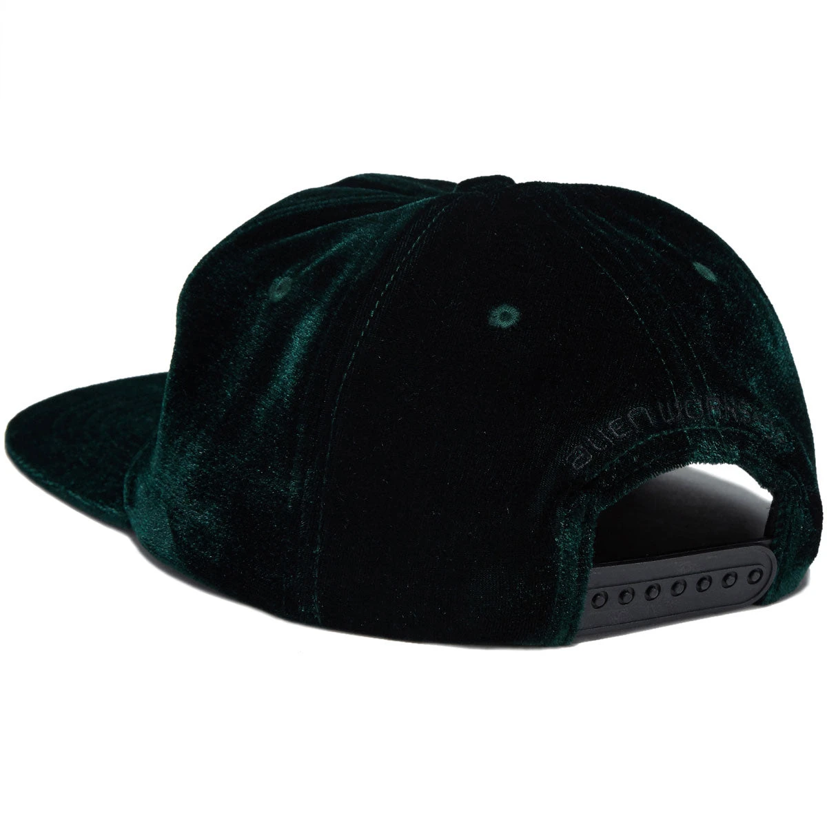 Alien-Workshop Alien Workshop OG Logo Velvet Strapback Hat - Green 4 Alien-Workshop Alien Workshop OG Logo Velvet Strapback Hat - Green - Image 2