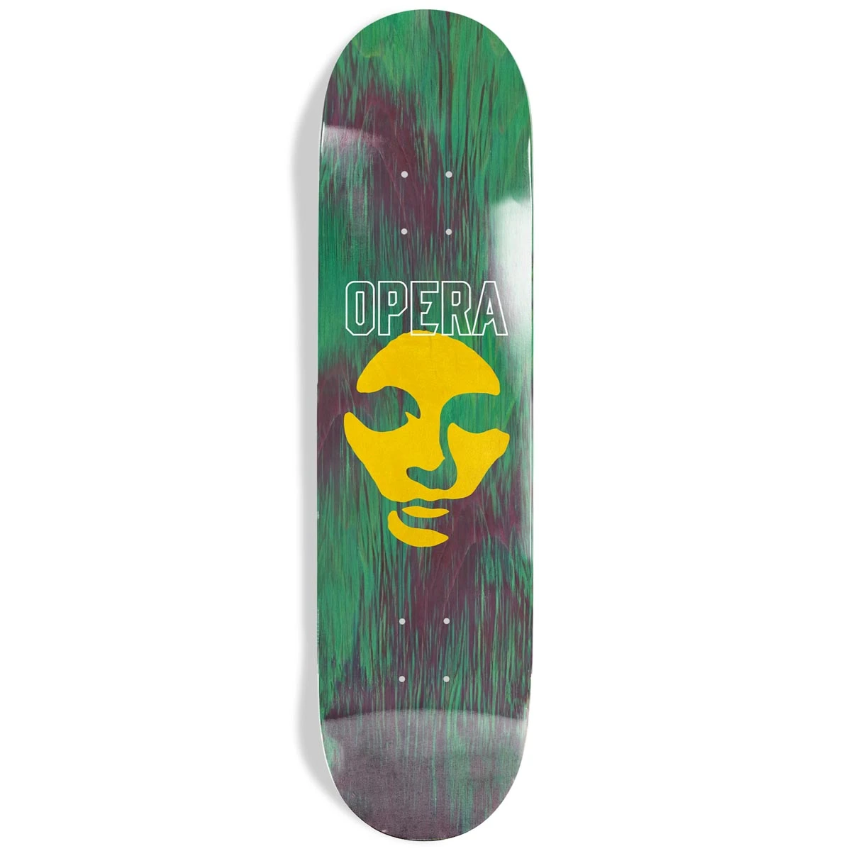 Opera Die Cut Mask EX7 Skateboard Deck - Green - 8.75" 3 Opera Die Cut Mask EX7 Skateboard Deck - Green - 8.75"