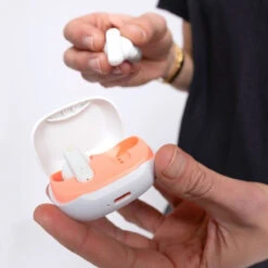 Skullcandy Tw Smokin Buds In-ear Headphones - Bone/Orange -DADDIES Skate Gear 810145320020 3