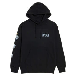 Opera Fire Mask Hoodie - Black