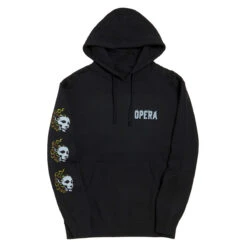 Opera Fire Mask Hoodie - Black 7 Opera Fire Mask Hoodie - Black -DADDIES Skate Gear 810179482435 4