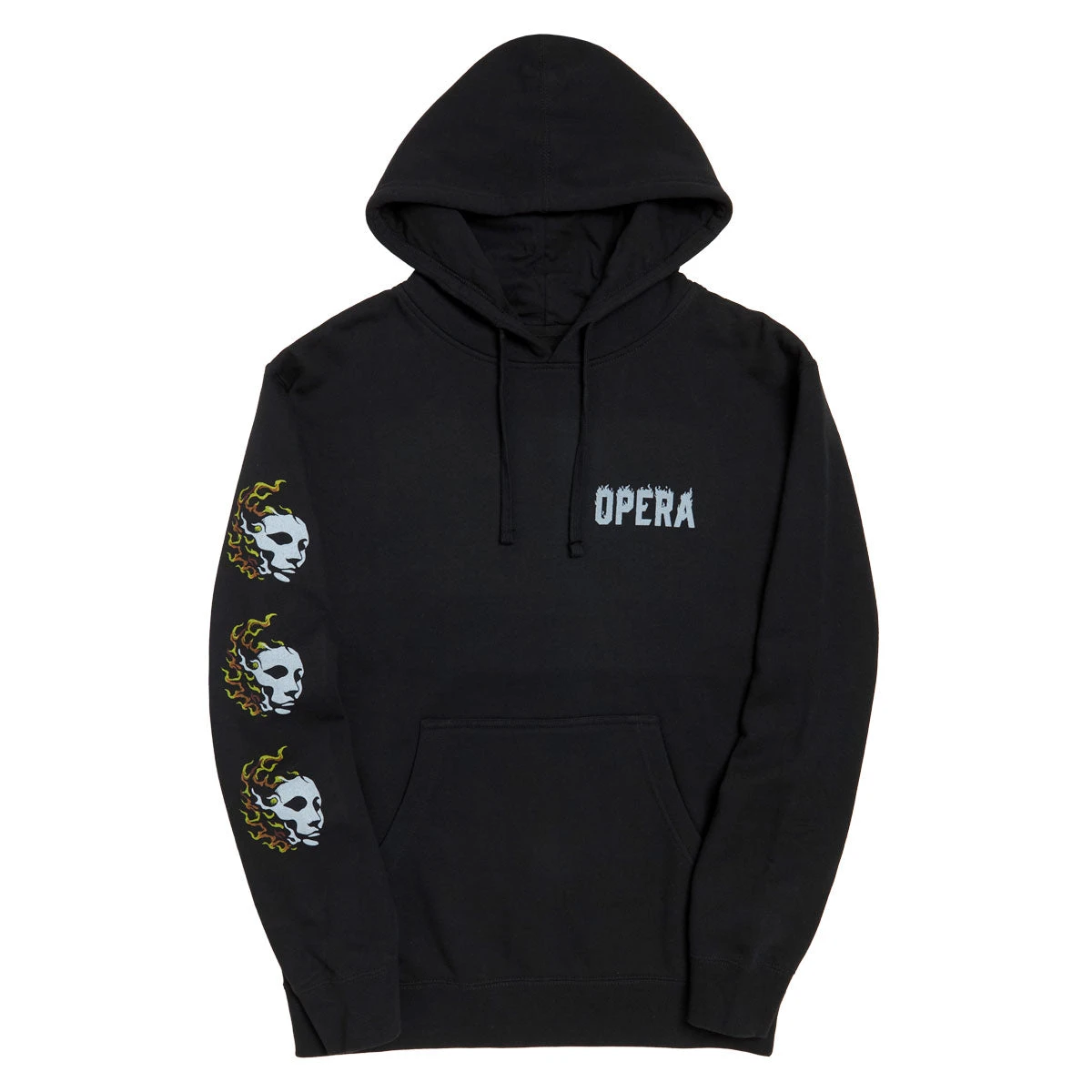 Opera Fire Mask Hoodie - Black 5 Opera Fire Mask Hoodie - Black - Image 3