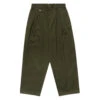 Metalwood Elastic Waist Baggy Pants - Olive -DADDIES Skate Gear 810180700641 1