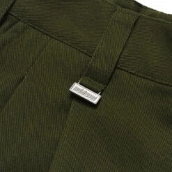 Metalwood Elastic Waist Baggy Pants - Olive -DADDIES Skate Gear 810180700641 3