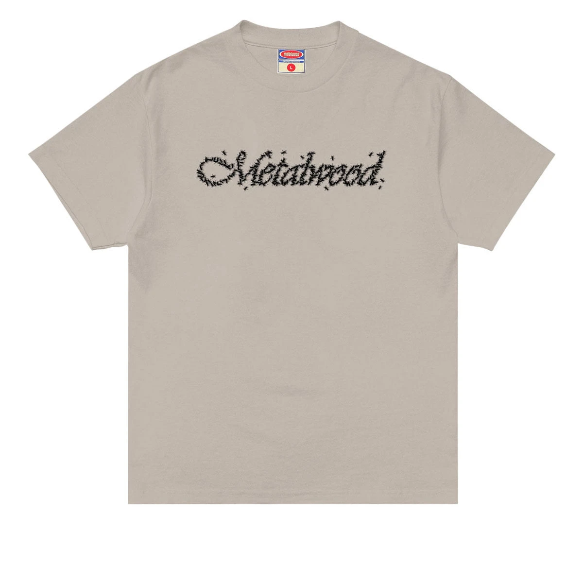 Metalwood Flies T-Shirt - Taupe 3 Metalwood Flies T-Shirt - Taupe