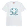Metalwood Screen Illusion T-Shirt - White -DADDIES Skate Gear 810180702942 1