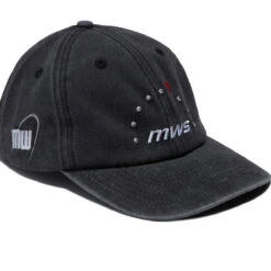 Metalwood Tour Sponsor 6 Panel Strapback Hat - Black 8 Metalwood Tour Sponsor 6 Panel Strapback Hat - Black -DADDIES Skate Gear 810180703819 3