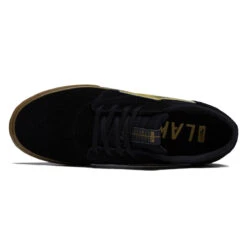 Lakai Griffin Shoes - Black/Gold Suede -DADDIES Skate Gear 810180941952 3