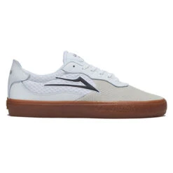 Lakai Essex Shoes - White/Gum Leather
